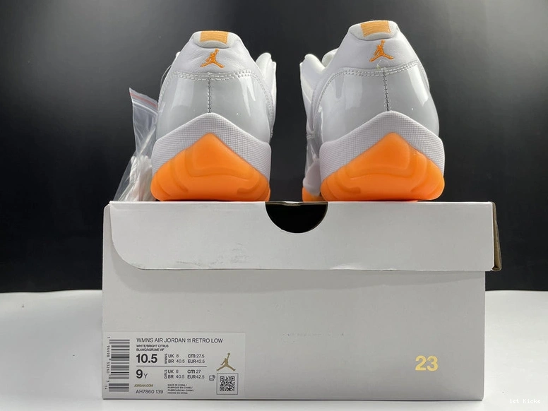 Low 11 AH7860-139 Air WMNS “Citrus Jordan  0421